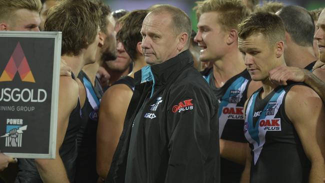 Ken Hinkley has rejuvenated Port Adelaide in the opening two rounds.