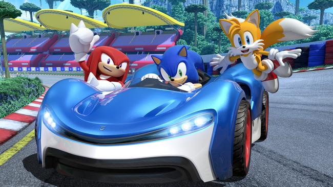 Sonic Racing video game screen shot for Screen tech pages.