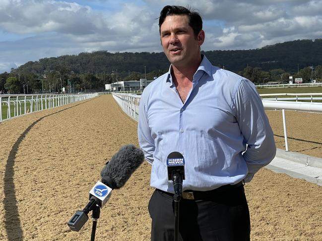 Horse trainer Gregory Mcfarlane said the new track puts Gosford on par with other major tracks.