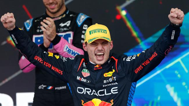 Verstappen has all but wrapped up his fourth F1 title. (Photo by Miguel Schincariol / AFP)