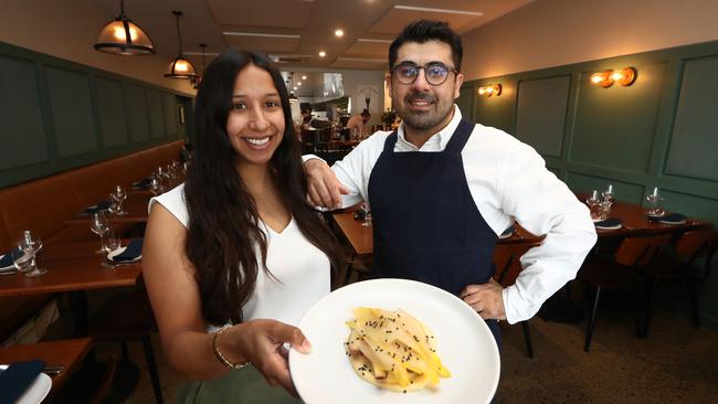 Owners Alex and Karla Munoz Labart at Restaurant Labart in Burleigh, the Gold Coast’s top ranked restaurant in the delicious. 100. Photograph: Jason O'Brien