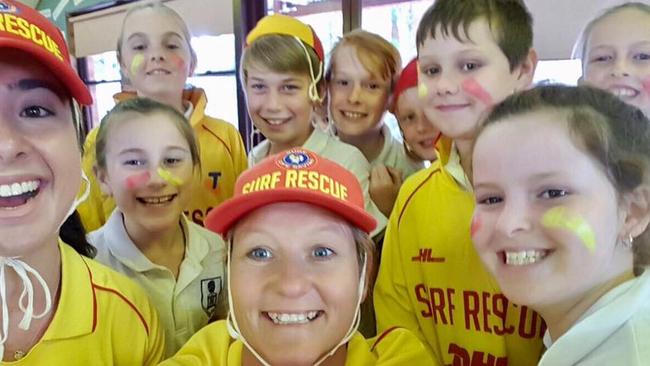 South Maroubra SLSC life saver Nixy Krite on the road during her tour of the Albury region as part of the Beach to Bush program. Picture: supplied.