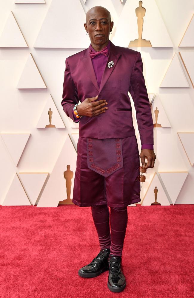 US actor Wesley Snipes attends the 94th Oscars. Picture: AFP