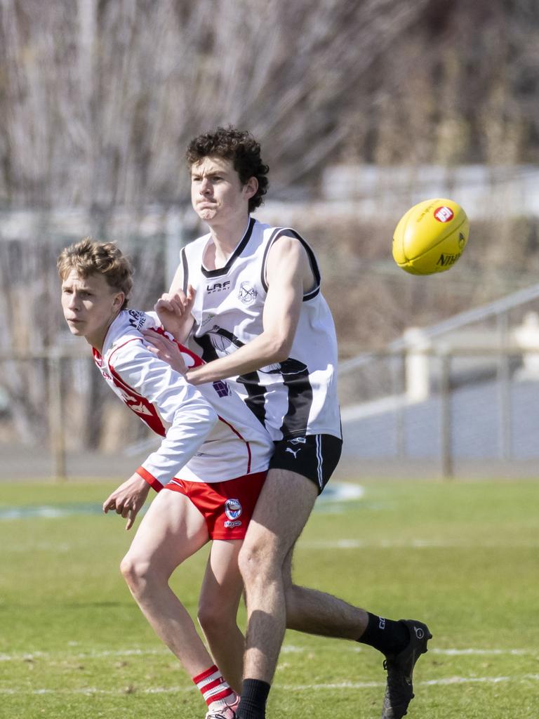 STJFL Grand finals U16 Boys Clarence v Glenorchy at North Hobart Oval, PIcture: Caroline Tan