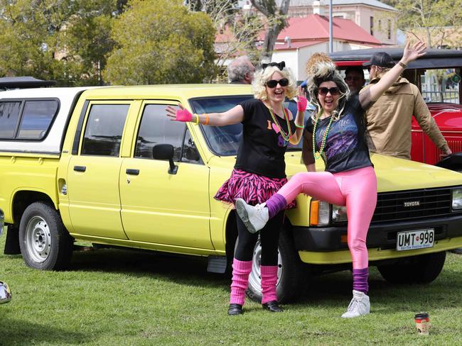 Bay to Birdwood: Rhoda Jeffery and Sarah Seery. Picture: Russell Millard