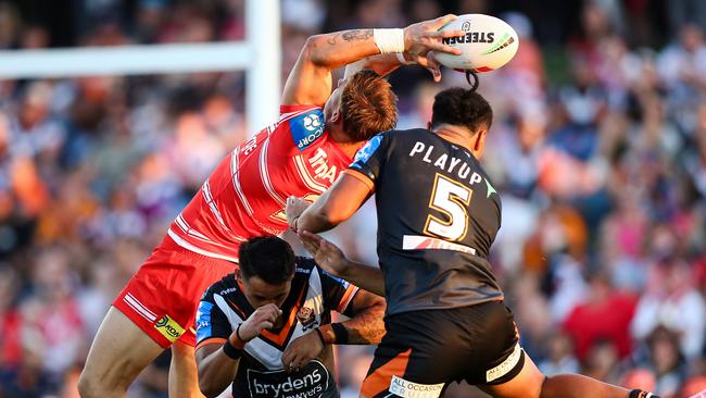 Zac Lomax has been unstoppable under the high ball this season. Picture: NRL Photos