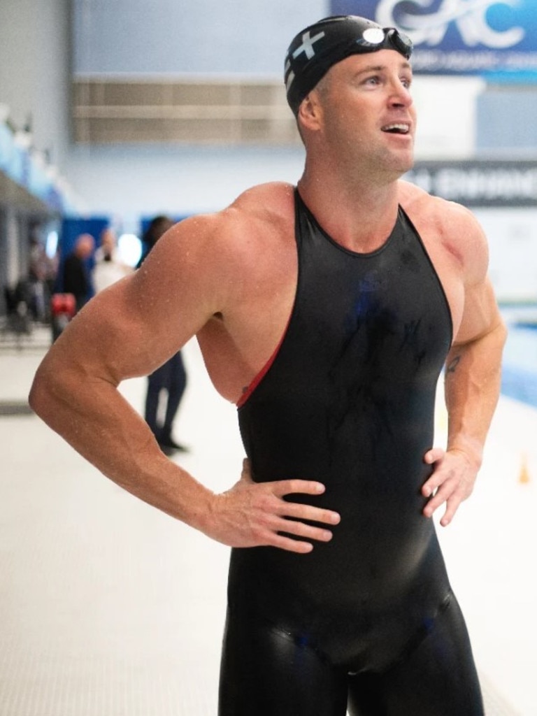 James Magnussen got bulked up for the world record attempt. Photo: Instagram.
