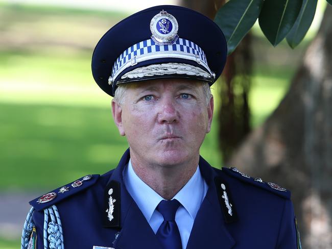 NSW Police Commissioner Mick Fuller will present awards to officers involved in the Lindt Cafe siege. Picture: Rohan Kelly