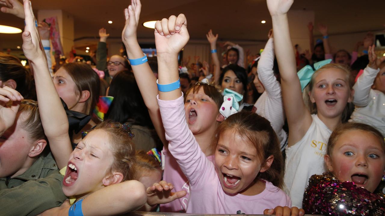 JoJo has a huge fan base of pre-teen girls. Picture: David Swift