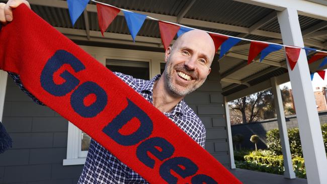 Brian Stynes is willing the Demons to break their 57-year premiership drought. Picture: Alex Coppel.