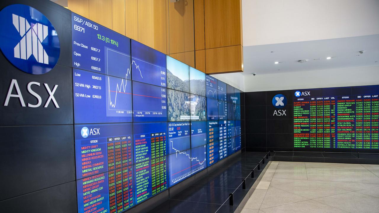 The Australian sharemarket closed flat on Friday, bringing to a close the worst week in almost a year. Picture: NCA NewsWire / Christian Gilles