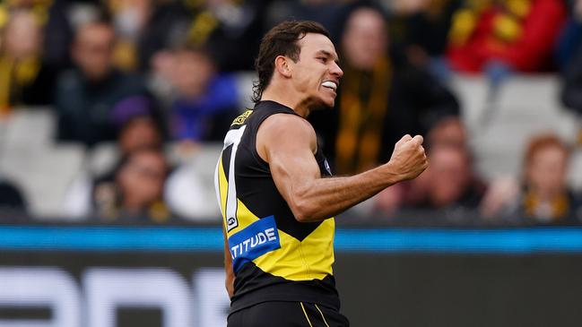 Daniel Rioli continued his stellar season. Picture: Michael Willson/AFL Photos via Getty Images