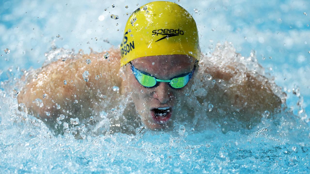 Cody Simpson finished fifth in his first competition back