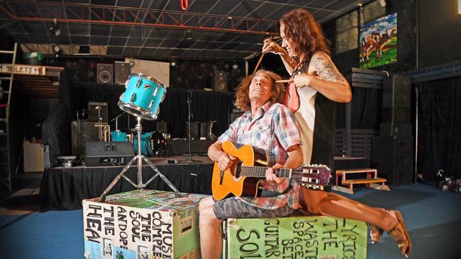 Big Audio live entertainment venue opening in Nambour. Pictured, owners Phil Turvey and Justine Hemmings. Photo: Patrick Woods.