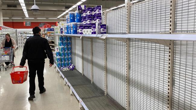 Toilet paper shortages were rife, again. Picture: William WEST / AFP.