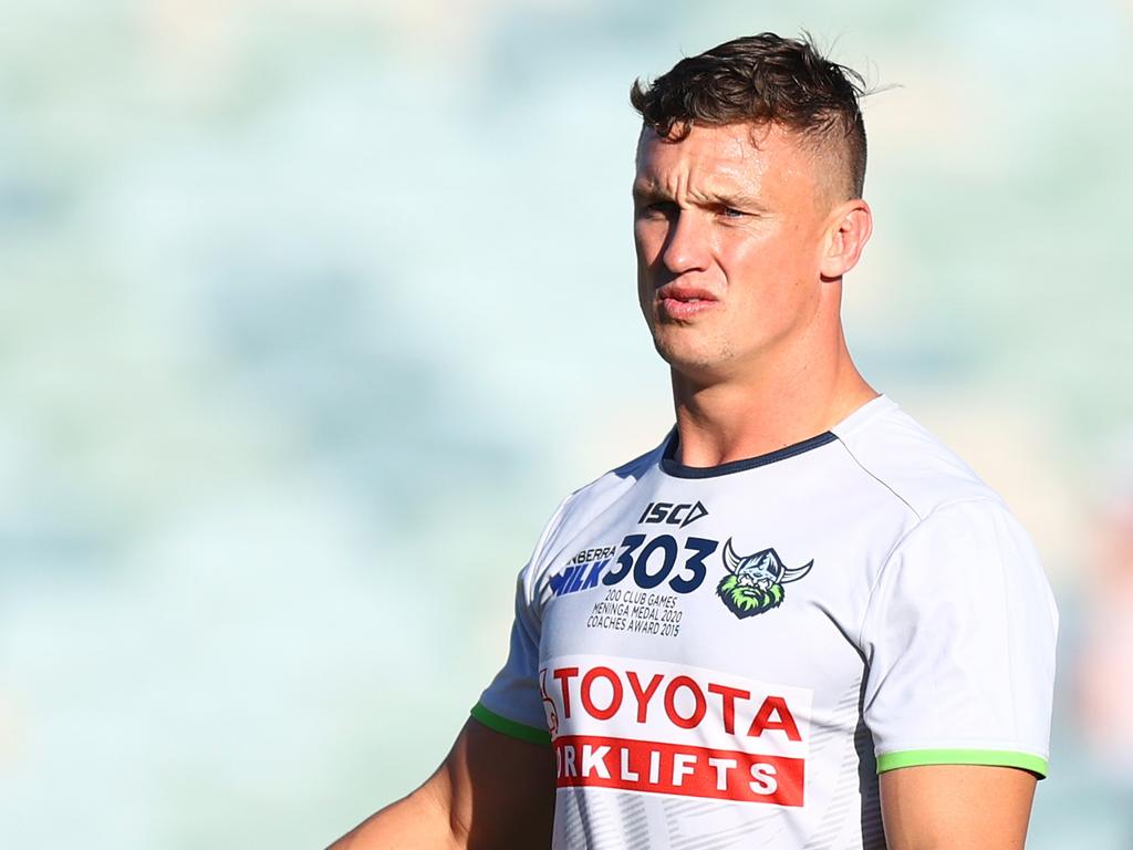 Jack Wighton of the Raiders is being courted by a number of clubs. Picture: Getty Images