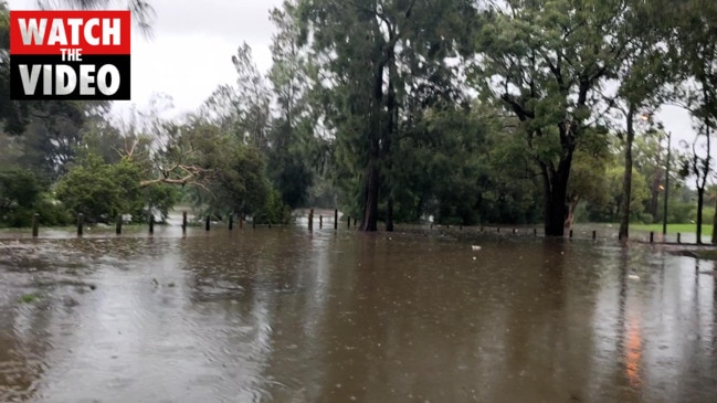 Georges River flooding at Milperra