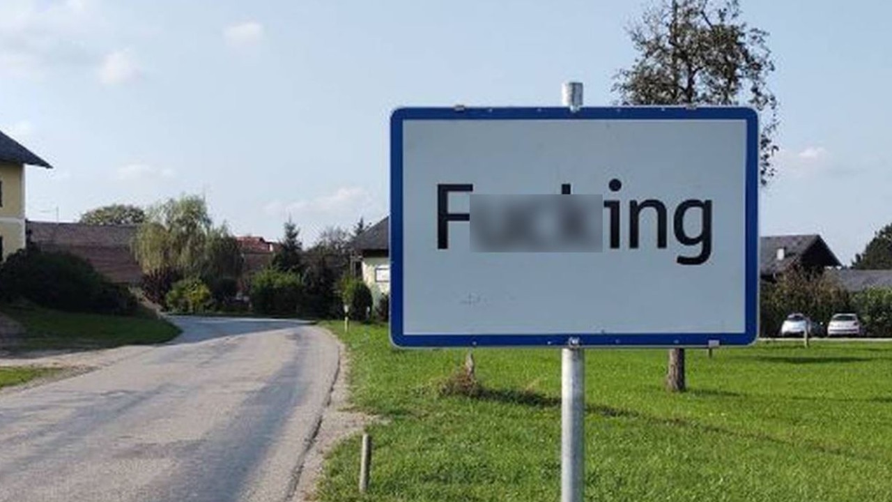 We’ve blurred the town name here, just to be polite. Picture: Google Maps