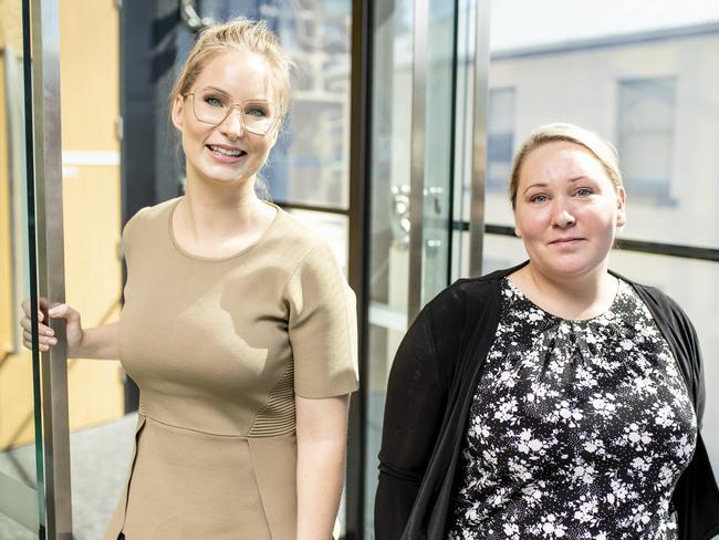 Dr Lila Landowski, left, and Dr Emma Eaton are medical research scientists who have excelled in their field. Picture: EDDIE SAFARIK