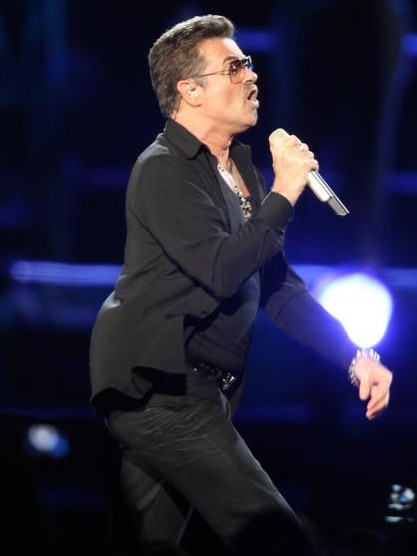 George Michael at Etihad Stadium in Melbourne. Pic: Supplied