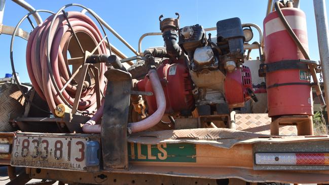 Banged up, melted and dusty, the old fleet certainly did its job in the field. Picture: Harry Brill.