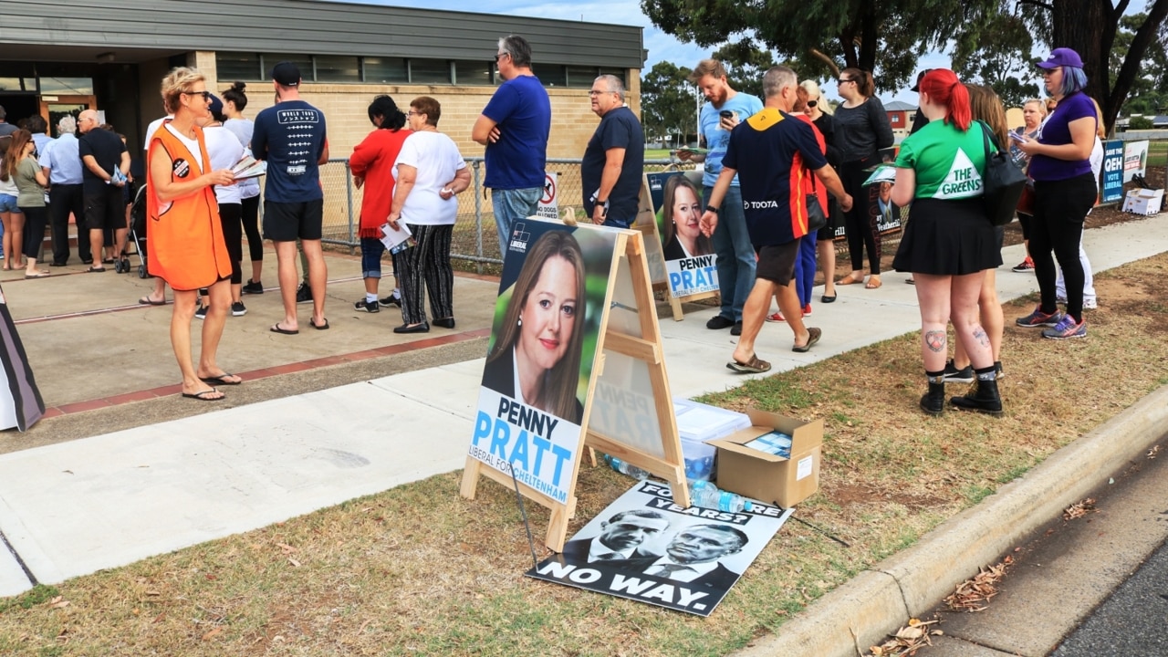 Leaders cast their ballots in South Australia election