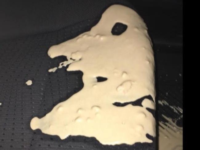 When Uber customer Ebony complained about a $150 cleaning fee, she was sent this photograph of a mystery mess she didn’t make.