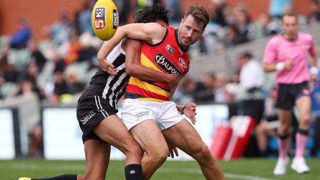 Matthew Wright of the Adelaide Crows. Picture: Sarah Reed