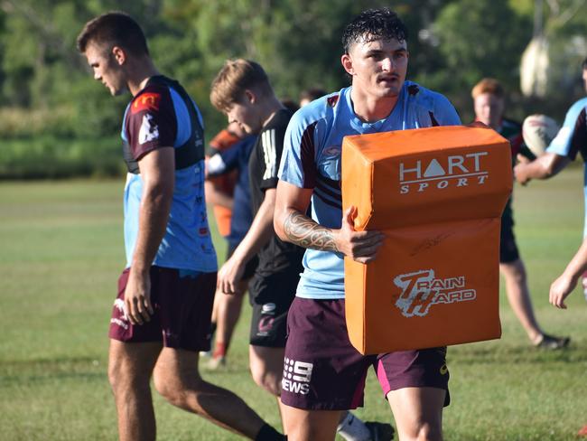 CQ Capras under-16, under-18, under-21 and senior men training at Kettle Park, Rockhampton, on December 3, 2022.