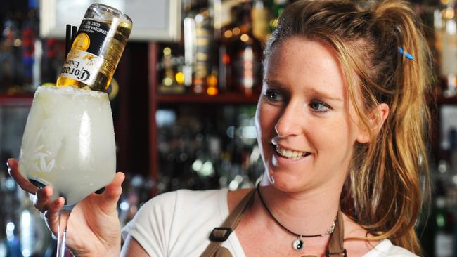 The Deckbar Bartender Renee Van Dartel will soon be serving delicious frozen Beer Slushies.