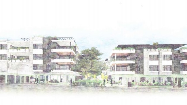 Proposed development at Stratton Tce, Manly.