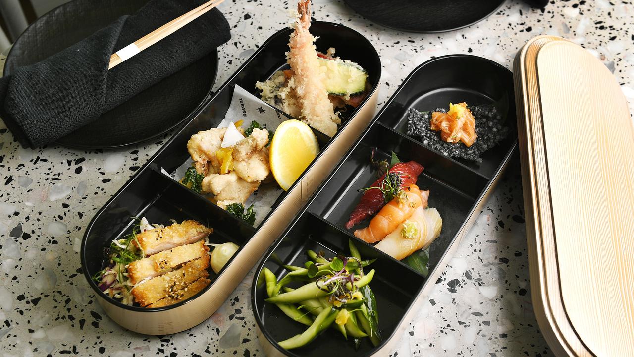 Premium Bento Boxes at Terasu. Picture: Shae Beplate.