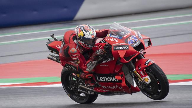 Jack Miller pours on the throttle before his untimely exit. Picture: Getty Images