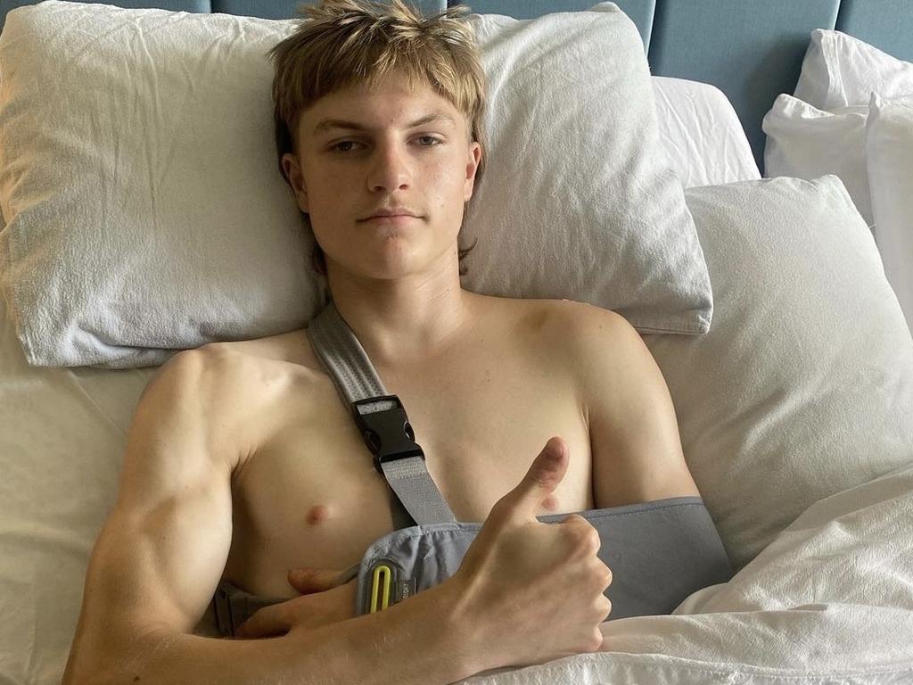 AFL legend’s son crushed by kart in horror crash
