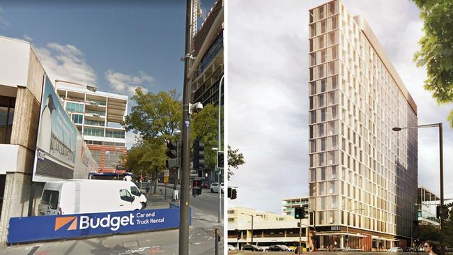 SCAP has approved the plans for Adelaide's first 'micro hotel'. Pictures: SCAP/Google Maps