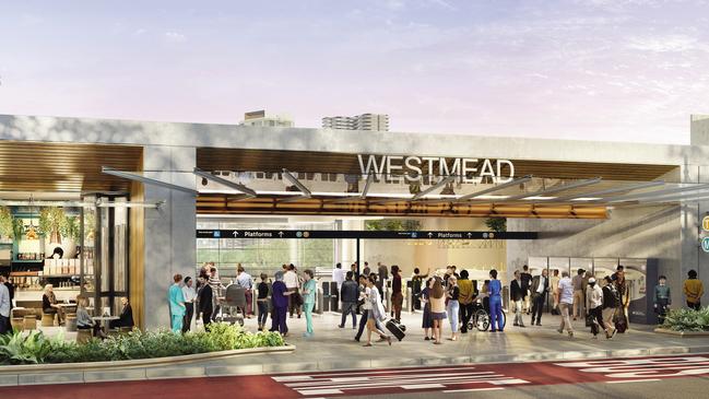 How the Westmead Metro station could look.