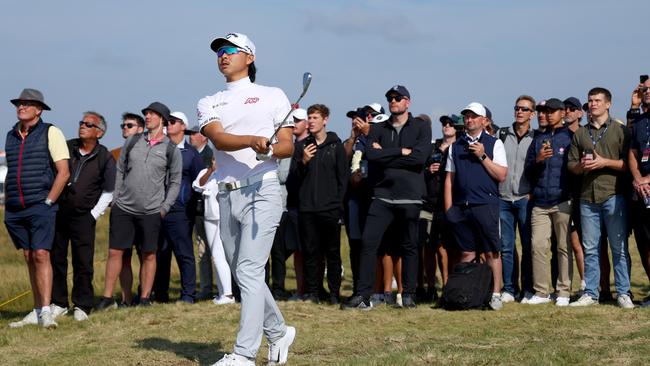 Min Woo Lee has been drawing a crowd in 2023. Picture: Andrew Redington/Getty Images