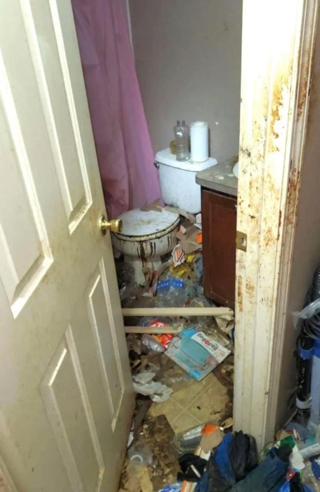 Three children were reportedly found living in ‘absolute squalor’ after their mother abandoned them for years. Picture: Oakland County Sheriff