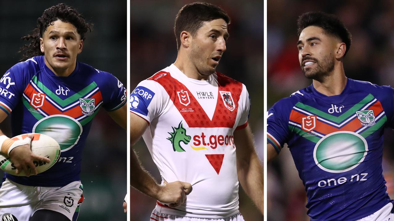 Dallin Watene-Zelezniak, Ben Hunt and Shaun Johnson.