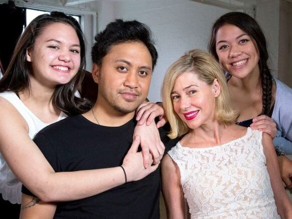 Vili Fualaau, Mary Kay Letourneau and daughters, Audrey and Georgia in 2017