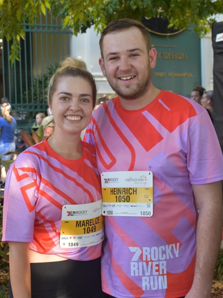 Heinrich Britz and Marelize Guhring did the 10km at the annual Rocky River Run in Rockhampton on May 18, 2025.