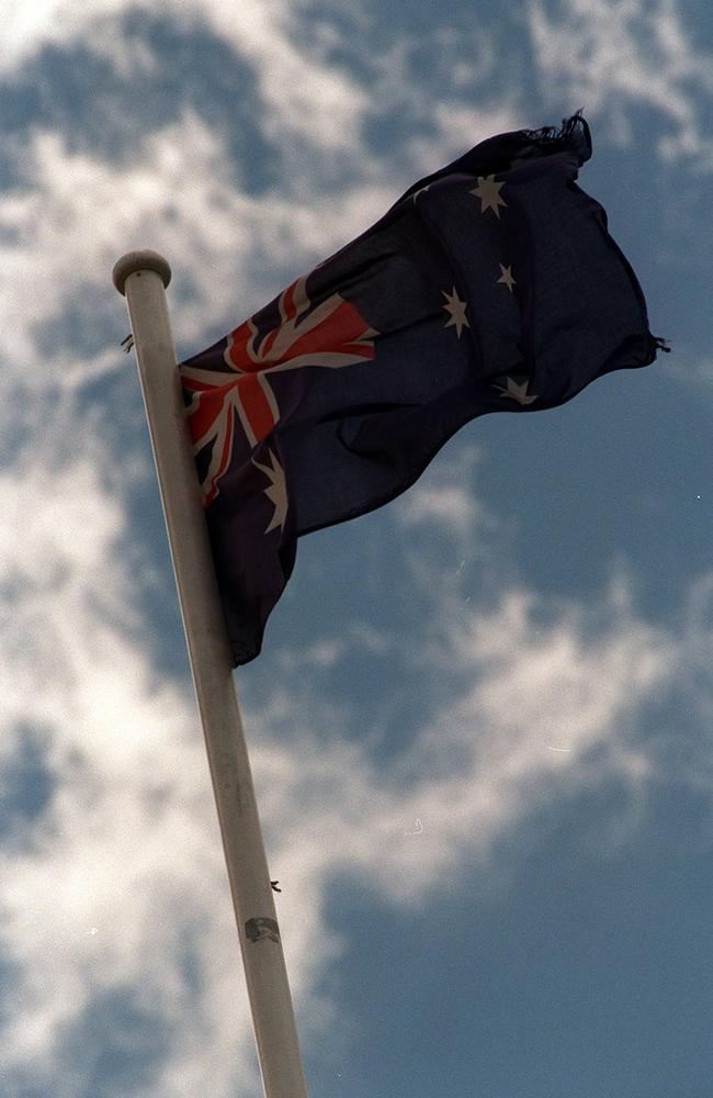 The flag has been stolen and damaged three times this year at Calamvale. Photo: File