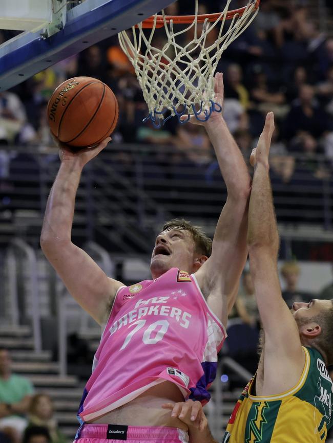 Finn Delany is back home at the Breakers. Picture: Russell Freeman/Getty Images for NBL