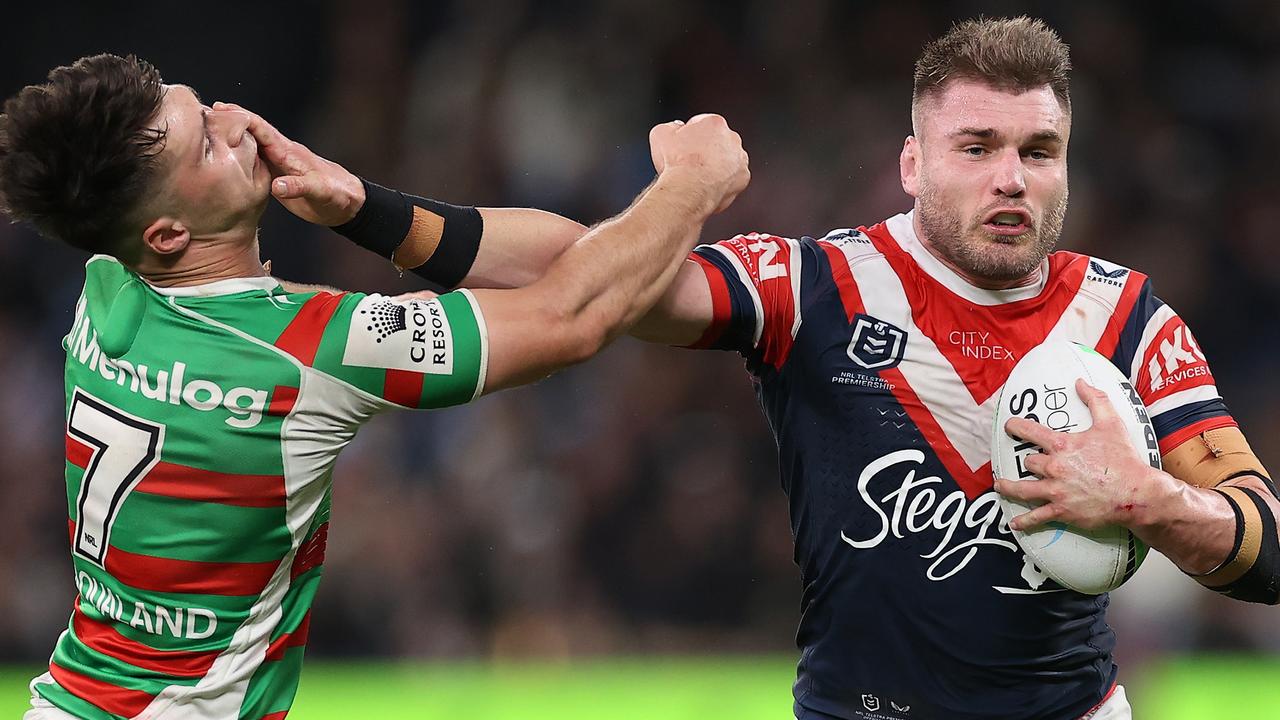 Angus Crichton will return in round 2 before a clash against his former side. Picture: Cameron Spencer/Getty Images