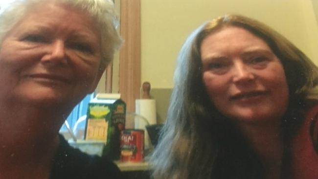 Lyn Kinghorn reunited with her daughter, Christine. Picture: Supplied