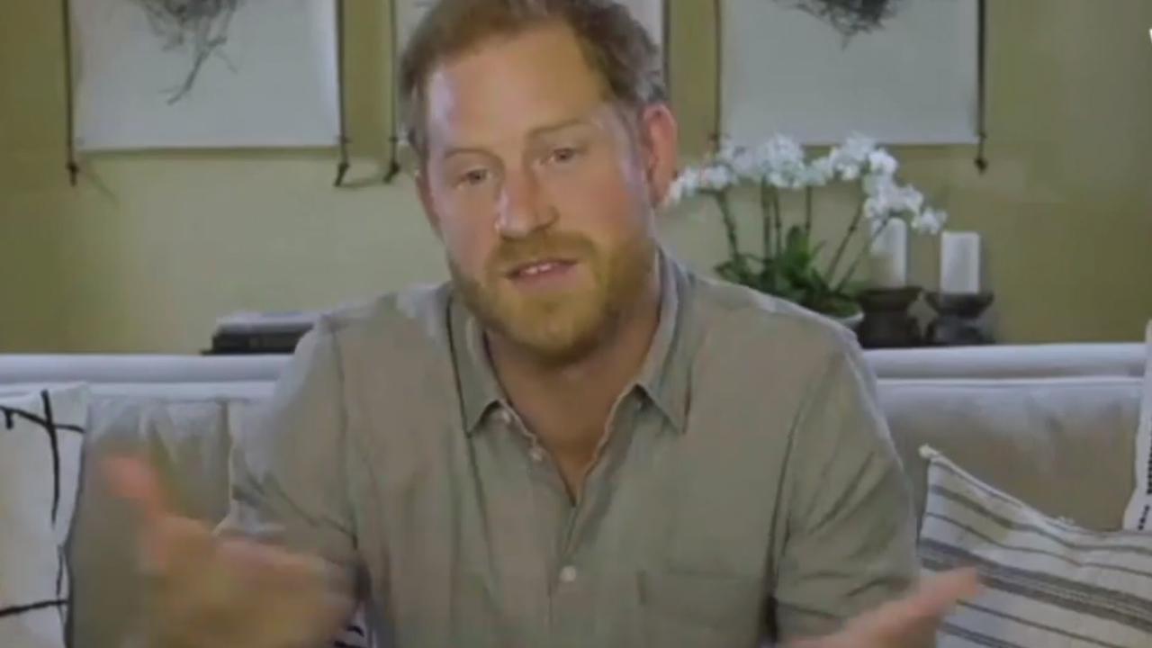 Prince Harry suggested coronavirus could be punishment from Mother Nature in a video interview.