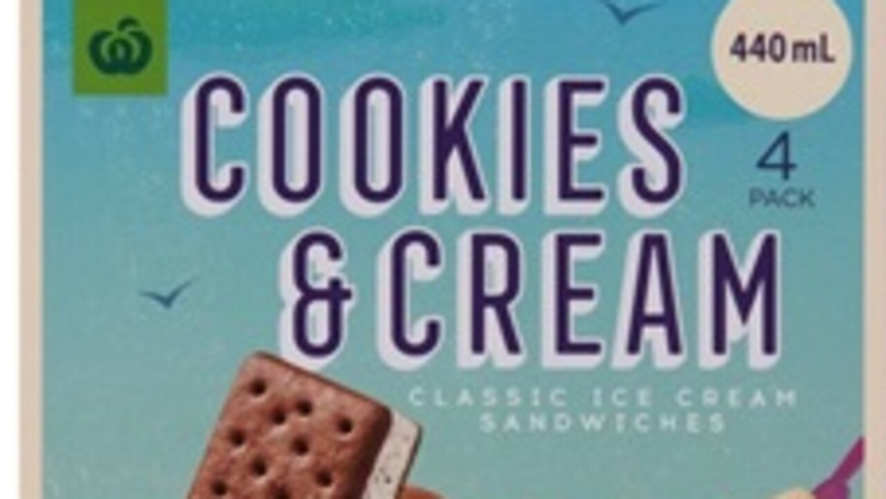 Woolworths Recall issued for Woolworths brand Cookies & Cream Classic