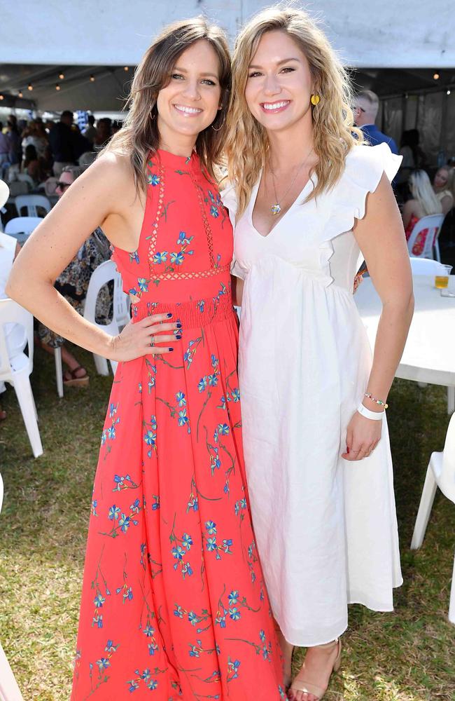 Erin Byrnes and Tiff Marr at Coastline BMW Polo by the Sea. Picture: Patrick Woods.