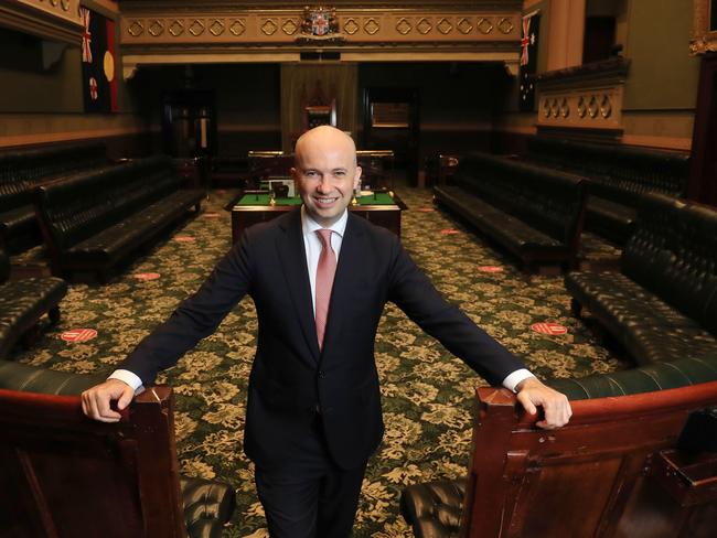 Matt Kean, Minister Energy and Environment in the House of Reps chamber. Picture: John Feder/The Australian.