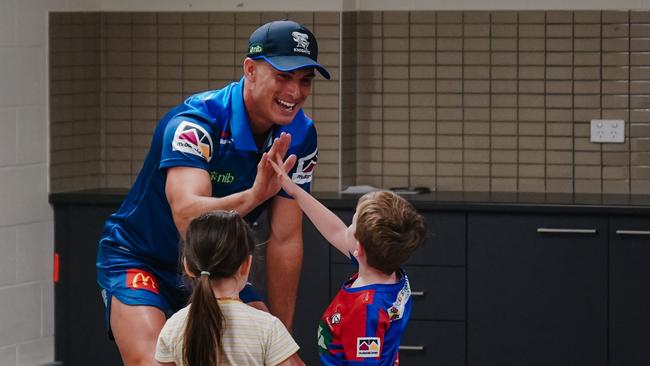 David Armstrong has been loving his time with the Newcastle Knights. Picture: Knights Media.